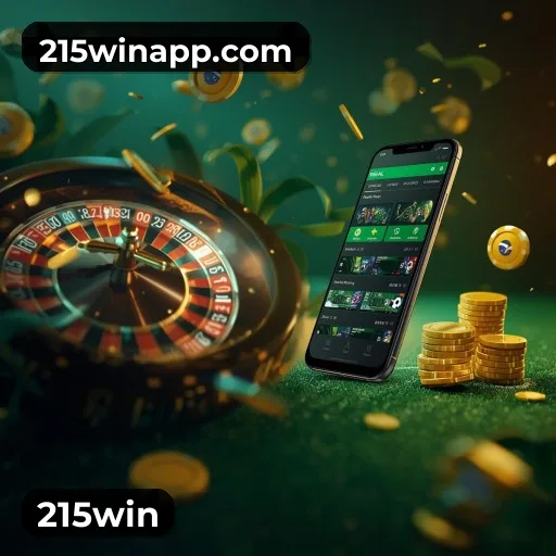 Aplicativo móvel 215win para iOS e Android